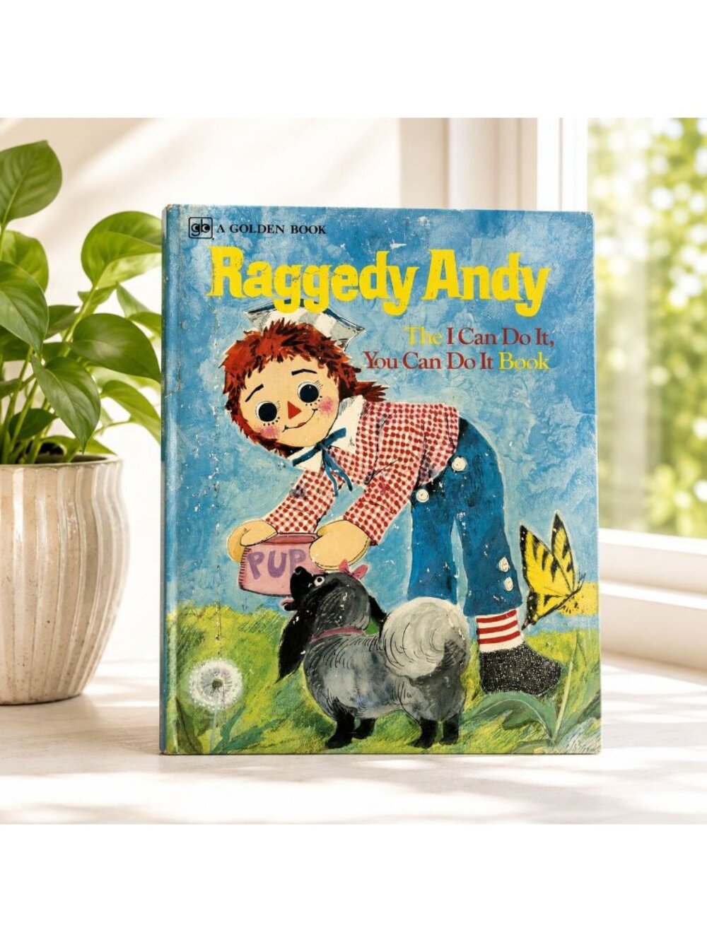 Raggedy Andy The I Can Do It You Can Do It Book 1975 Golden Press Fifth Printing